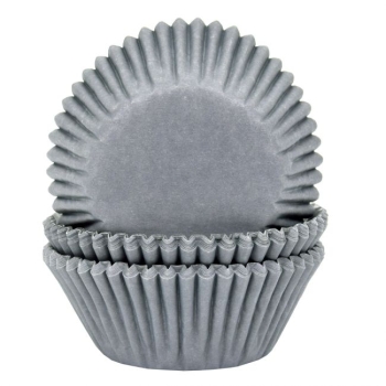 Cupcake Baking Cases - Grey